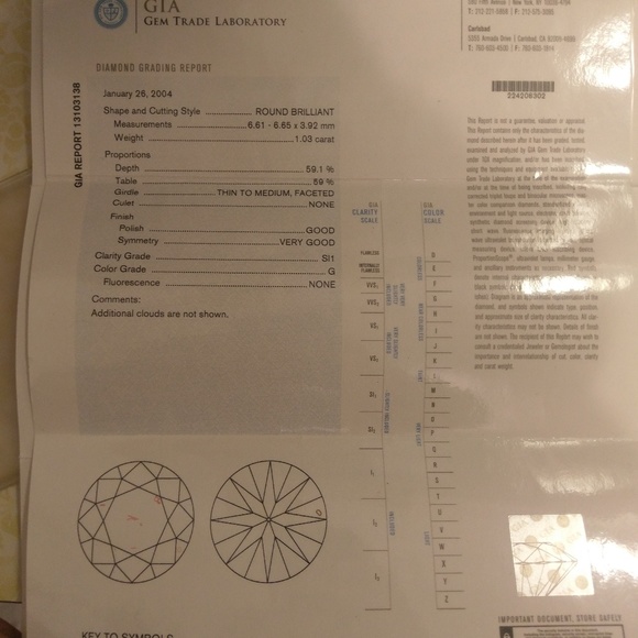 Diamond Engagement Ring Brilliant in white gold - Picture 6 of 6